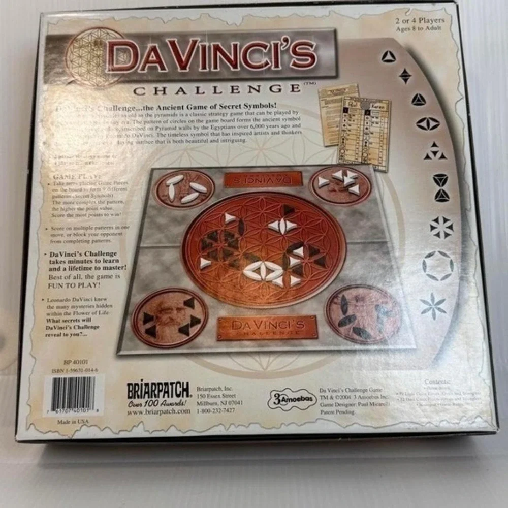 DaVinci Challenge Strategy Board Game,Award-Winning, Game Night, Family, Friends